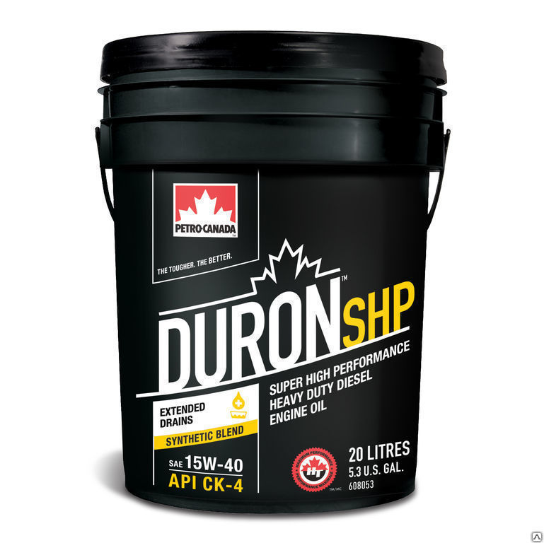 Моторное масло для дизельных двигателей Petro-Canada DURON SHP 15W-40 (20 л) - фото №1
