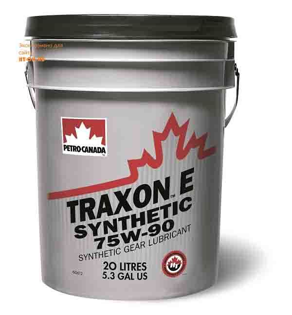 Трансмиссионное масло для МКПП Petro-Canada TRAXON SYNTHETIC 75W-90 (20 л) - фото №1