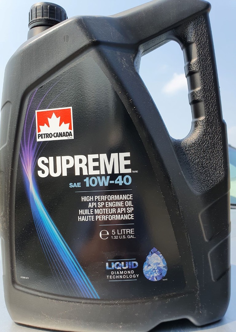 Моторное масло для бензиновых двигателей Petro-Canada SUPREME 10W-40 (4*5 л) - фото №1